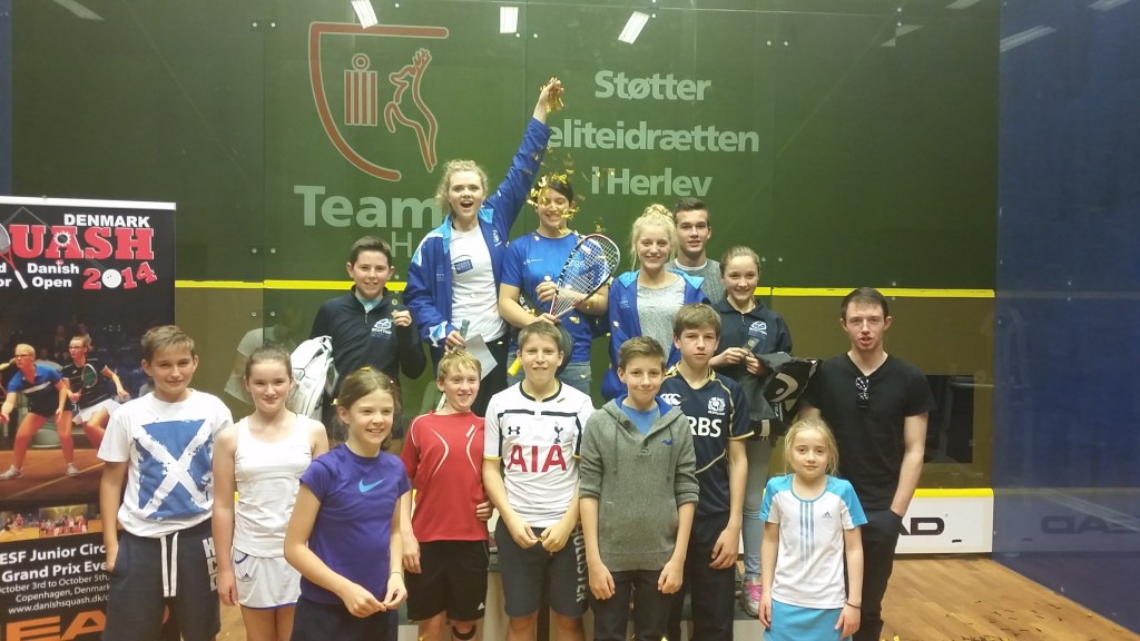 Scottish Success Danish Junior Open Scottish Squash