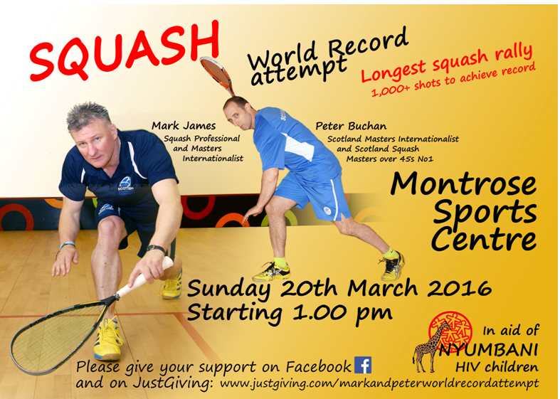 World Record Attempt Longest Squash Rally! Scottish Squash