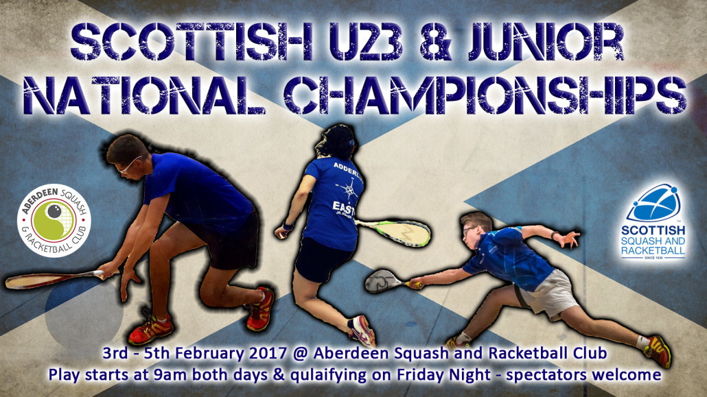 Scottish Junior & U23 Nationals Seedings Scottish Squash