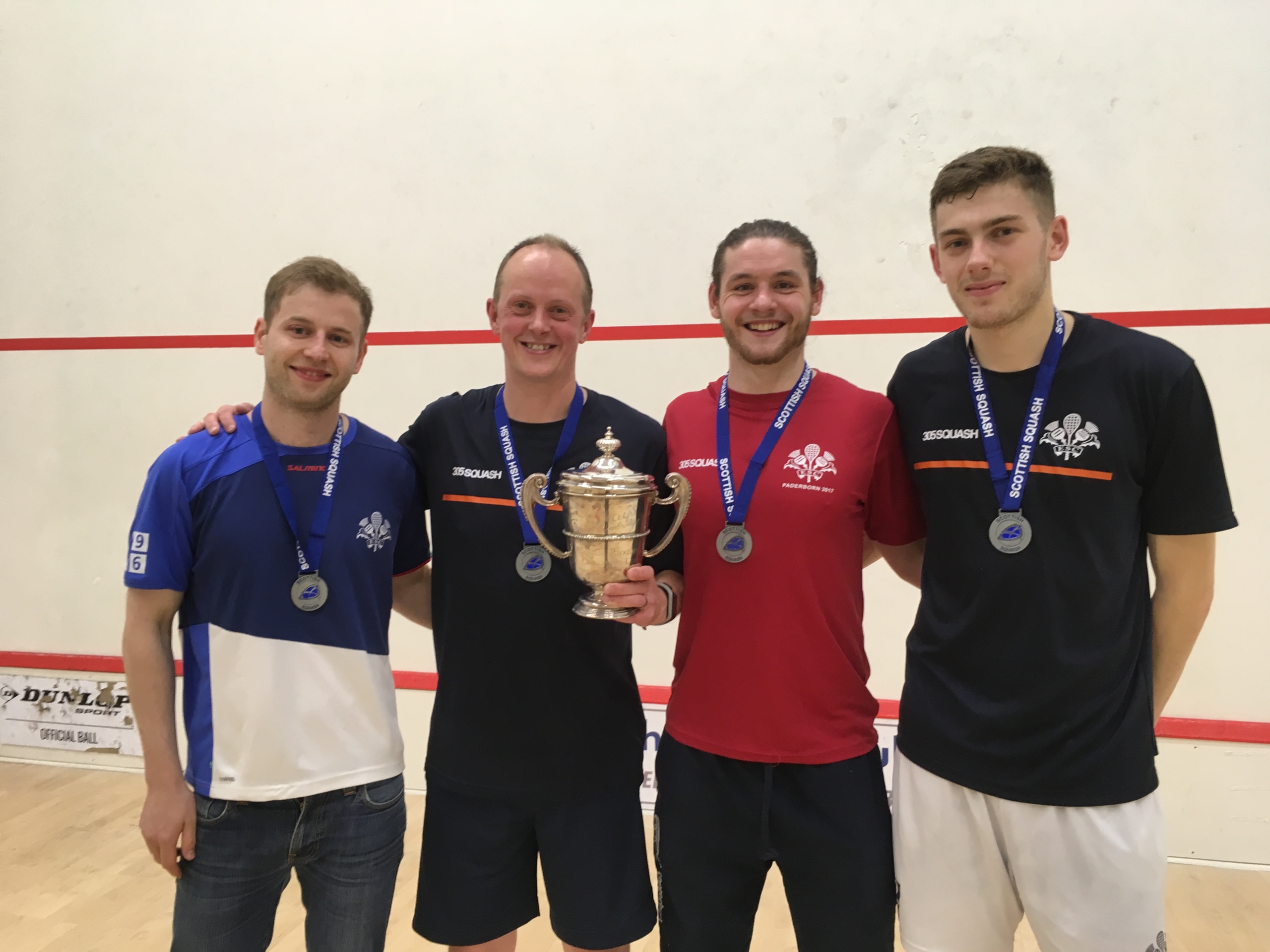 Edinburgh Sports Club secure Men's National League title Scottish Squash