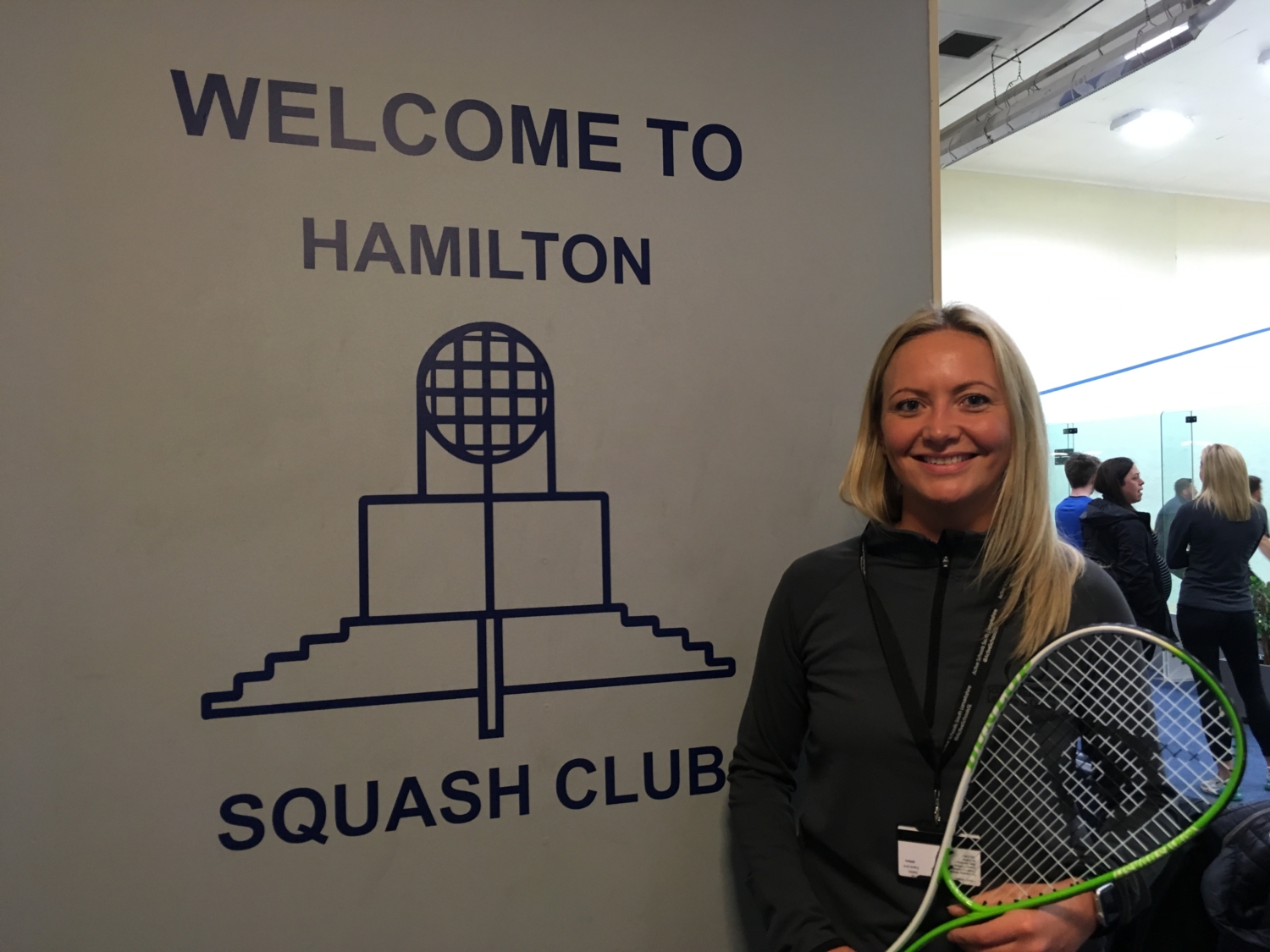Hamilton Squash Club kickoff landmark Going for Gold Programme