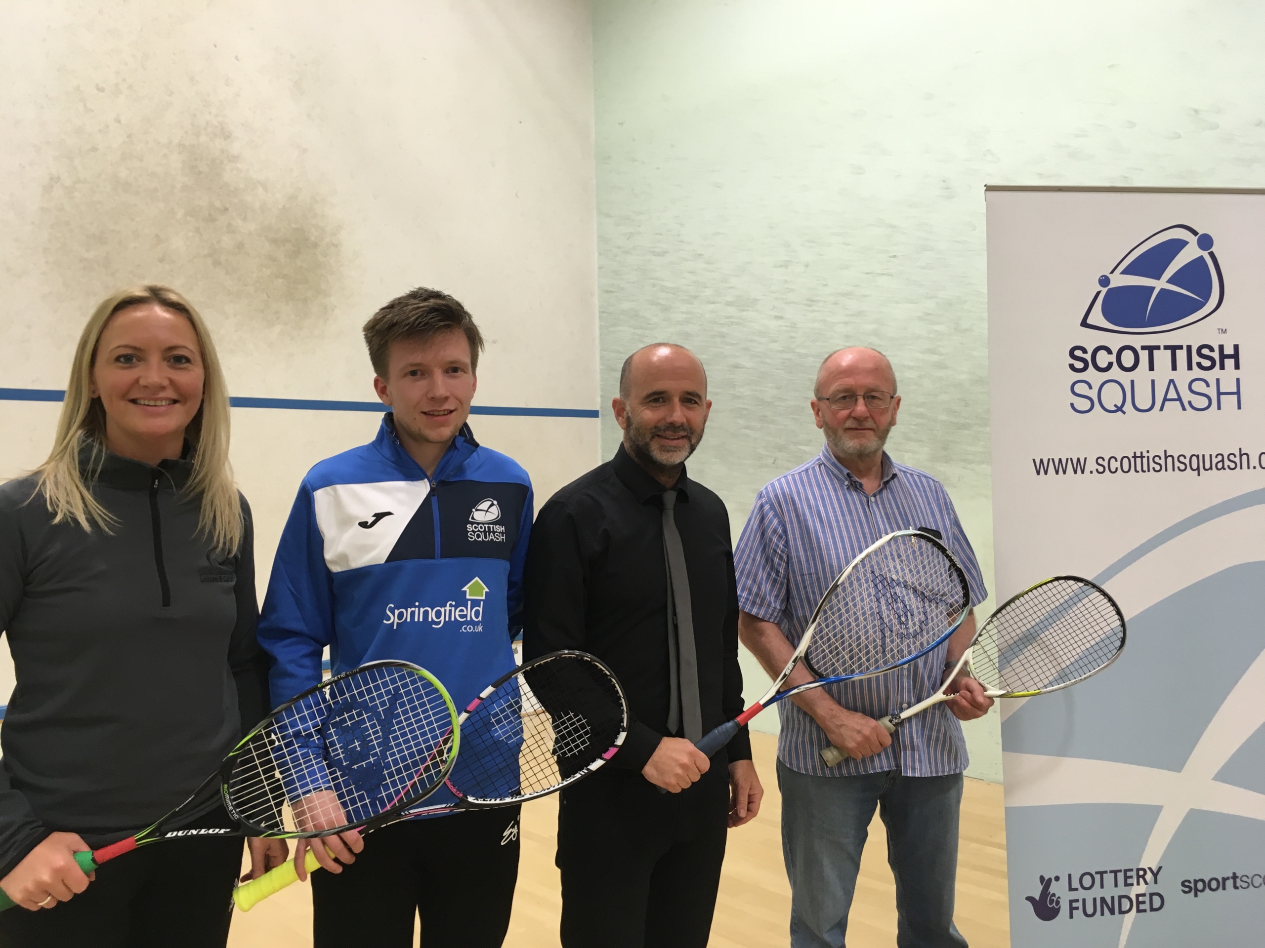Hamilton Squash Club kickoff landmark Going for Gold Programme