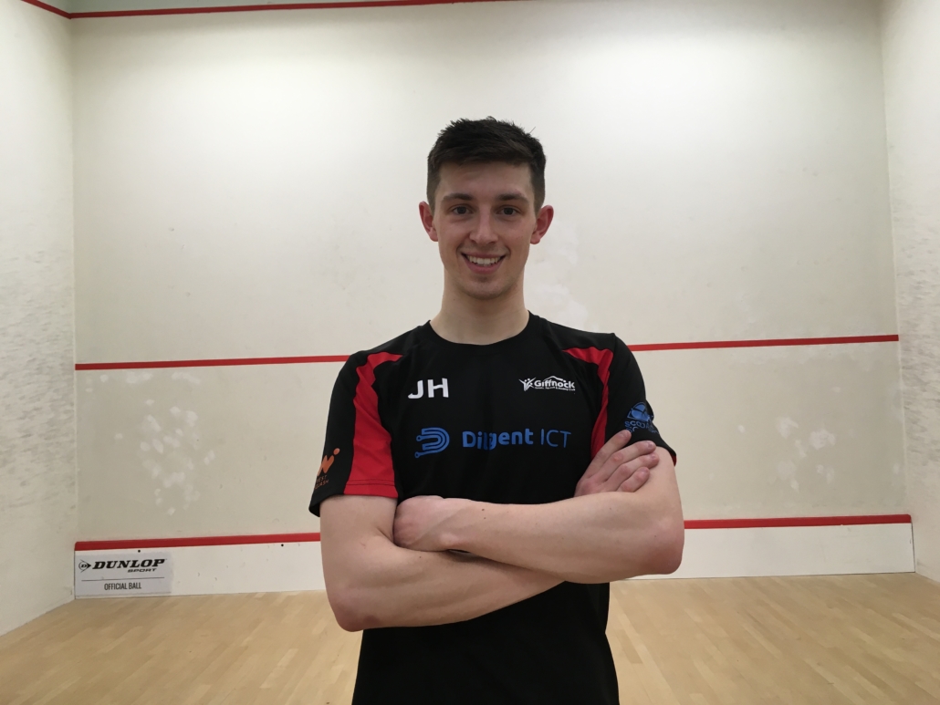 Jamie savours Giffnock's national title - Scottish Squash